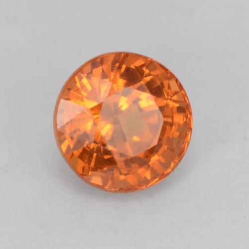 Granato spessartite naturale arancione da 0,93 ct, taglio rotondo, VS