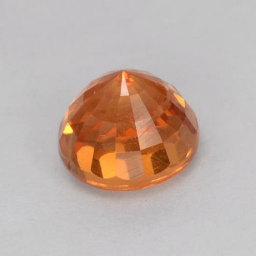 Granato spessartite naturale arancione da 0,93 ct, taglio rotondo, VS