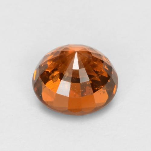 Granato spessartite Arancio Medio naturale da 0.71 ct, Taglio rotondo, VS