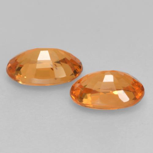 Granato spessartite naturale arancione da 1,11 ct, taglio ovale, VS