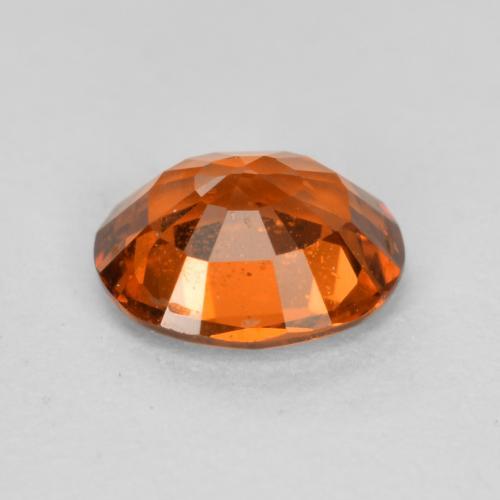 Granato spessartite Arancione rossastra naturale da 0.50 ct, Taglio ovale, VS