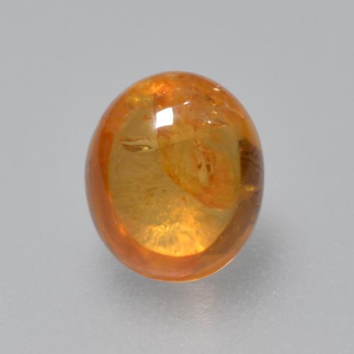 Granato spessartite naturale arancione da 0,91 ct, taglio ovale, trasparente