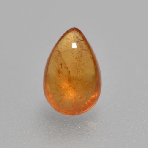Granato spessartite Arancio Medio naturale da 0.56 ct, Forma a pera, Trasparente