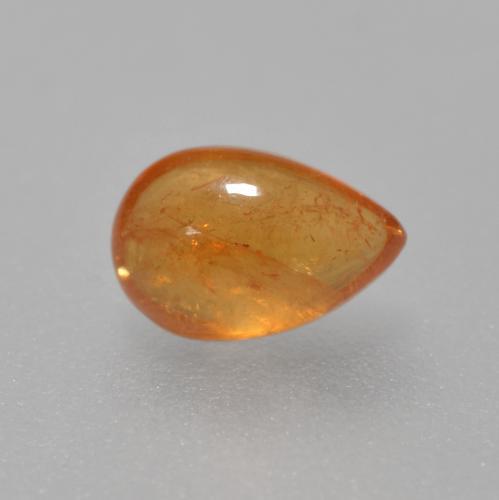 Granato spessartite Arancio Medio naturale da 0.56 ct, Forma a pera, Trasparente