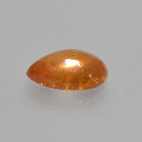 Granato spessartite Arancio Medio naturale da 0.56 ct, Forma a pera, Trasparente