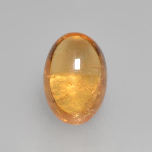 Granato spessartite Arancio-Oro naturale da 0.82 ct, Taglio ovale, Trasparente