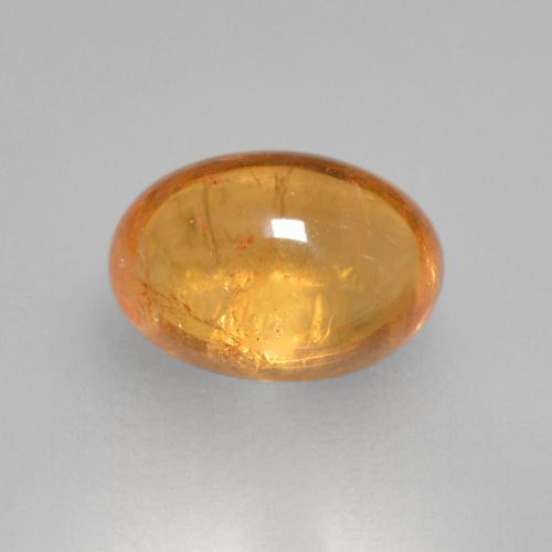 Granato spessartite Arancio-Oro naturale da 0.82 ct, Taglio ovale, Trasparente
