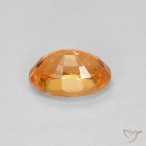 Granato spessartite Arancio Medio naturale da 0.69 ct, Ovale, VS-SI