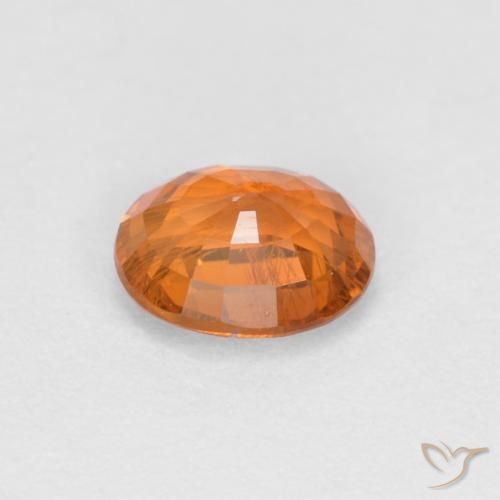 Granato spessartite Arancio medio-scuro naturale da 0.54 ct, Ovale, VS