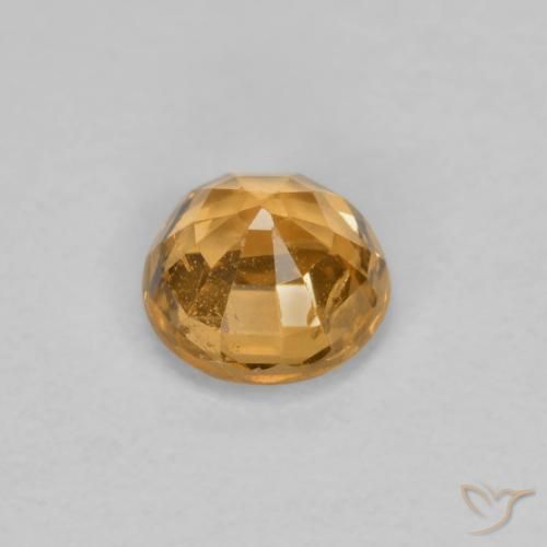 Granato spessartite Arancio Medio naturale da 0.52 ct, Rotondo, VS