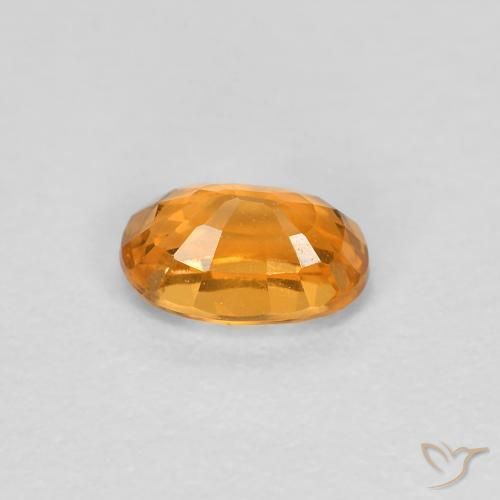 Granato spessartite Albicocca Arancia naturale da 0.44 ct, Ovale, VS