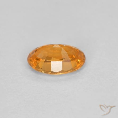 Granato spessartite Albicocca Arancia naturale da 0.40 ct, Ovale, VS