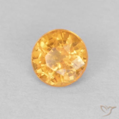 Granato spessartite Albicocca Arancia naturale da 0.29 ct, Rotondo, VS