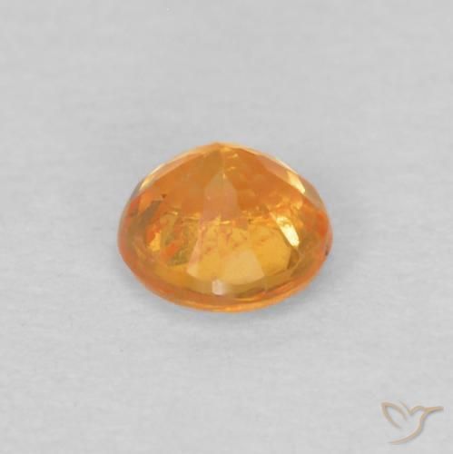 Granato spessartite Albicocca Arancia naturale da 0.29 ct, Rotondo, VS