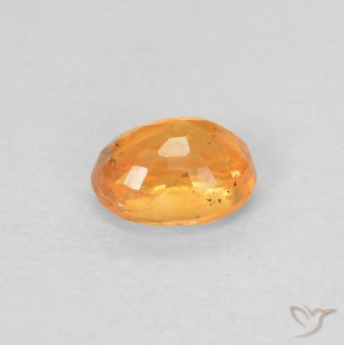 Granato spessartite Albicocca Arancia naturale da 0.45 ct, Ovale, VS