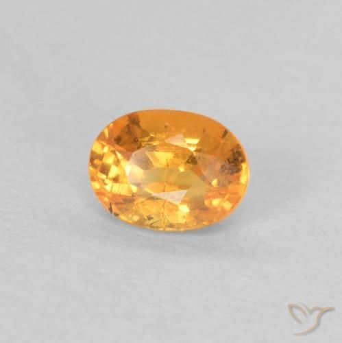 Granato spessartite Arancio Medio naturale da 0.35 ct, Ovale, VS