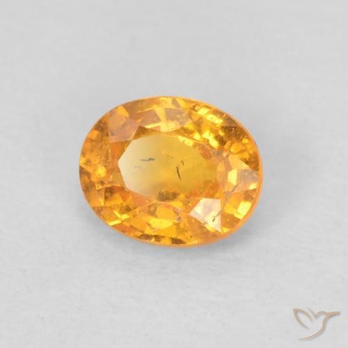Granato spessartite Arancio Medio naturale da 0.48 ct, Ovale, VS