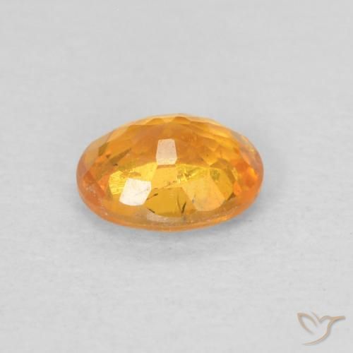 Granato spessartite Arancio Medio naturale da 0.48 ct, Ovale, VS