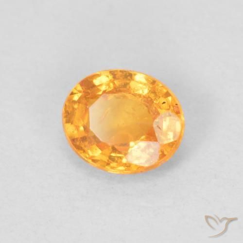 Granato spessartite Arancio Medio naturale da 0.45 ct, Ovale, VS