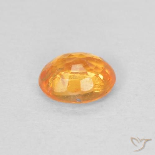 Granato spessartite Arancio Medio naturale da 0.45 ct, Ovale, VS