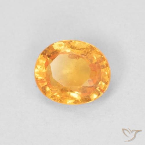 Granato spessartite Arancio Medio naturale da 0.47 ct, Ovale, VS