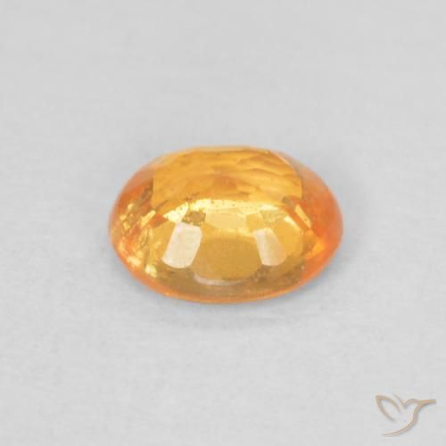 Granato spessartite Arancio Medio naturale da 0.47 ct, Ovale, VS
