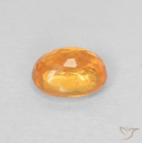 Granato spessartite Arancio Medio naturale da 0.55 ct, Ovale, VS