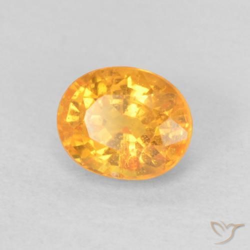 Granato spessartite Arancio Medio naturale da 0.67 ct, Ovale, VS
