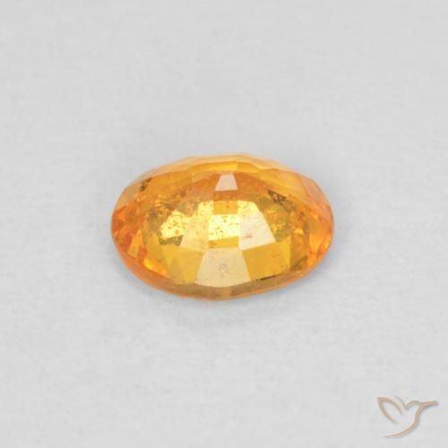 Granato spessartite Arancio Medio naturale da 0.37 ct, Ovale, VS
