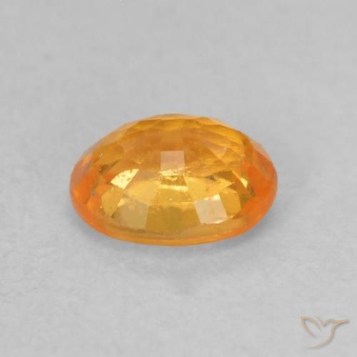 Granato spessartite Albicocca Arancia naturale da 0.55 ct, Ovale, VS-SI