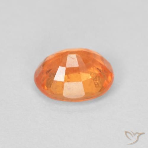 Granato spessartite Arancio Medio naturale da 0.59 ct, Ovale, VS-SI