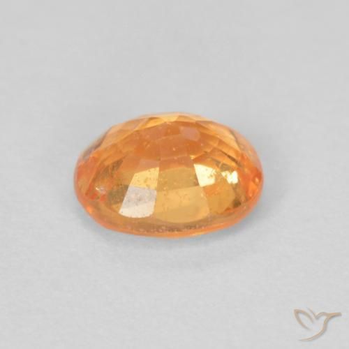 Granato spessartite Miele arancione naturale da 0.58 ct, Ovale, VS-SI