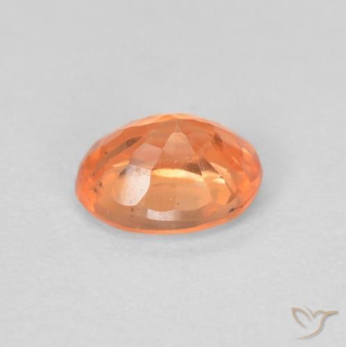 Granato spessartite Arancio Medio naturale da 0.54 ct, Ovale, VS