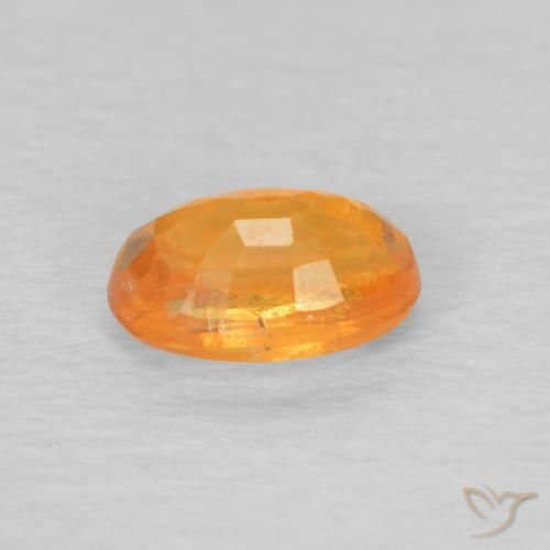 Granato spessartite Arancio Medio naturale da 0.46 ct, Ovale, VS