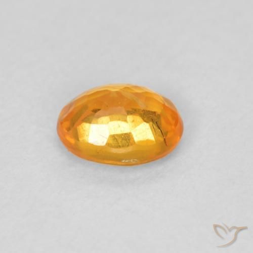 Granato spessartite Arancio Medio naturale da 0.46 ct, Ovale, VS-SI
