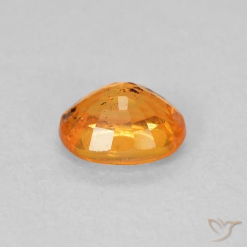 Granato spessartite Miele arancione naturale da 0.55 ct, Ovale, VS-SI