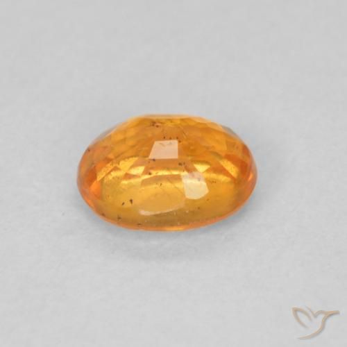 Granato spessartite Miele arancione naturale da 0.56 ct, Ovale, VS-SI