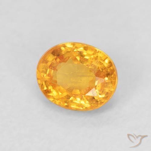 Granato spessartite Arancio Medio naturale da 0.57 ct, Ovale, VS