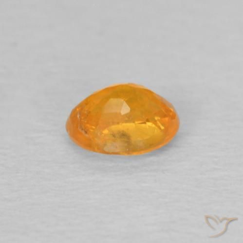 Granato spessartite Arancio Medio naturale da 0.36 ct, Ovale, VS-SI