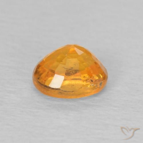 Granato spessartite Miele arancione naturale da 0.64 ct, Ovale, VS
