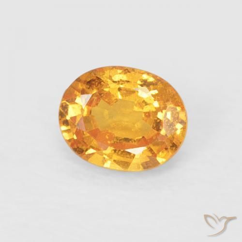 Granato spessartite Arancio Medio naturale da 0.47 ct, Ovale, VS