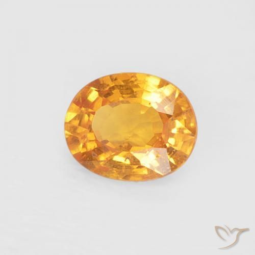 Granato spessartite Arancio Medio naturale da 0.43 ct, Ovale, VS