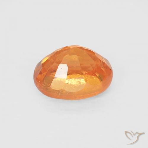 Granato spessartite Arancio Medio naturale da 0.58 ct, Ovale, VS