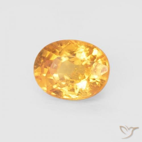 Granato spessartite Arancio Medio naturale da 0.54 ct, Ovale, VS