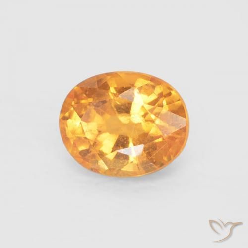 Granato spessartite Arancio Medio naturale da 0.50 ct, Ovale, VS