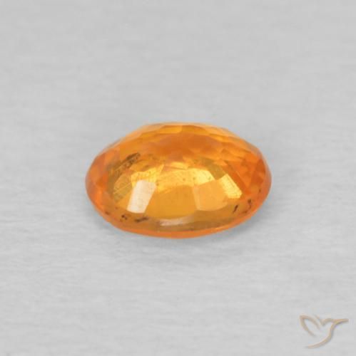 Granato spessartite Miele arancione naturale da 0.47 ct, Ovale, VS