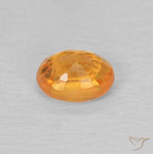 Granato spessartite Arancio Intenso naturale da 0.50 ct, Ovale, VS