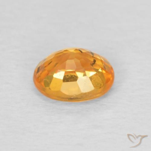 Granato spessartite Miele arancione naturale da 0.56 ct, Ovale, VS-SI