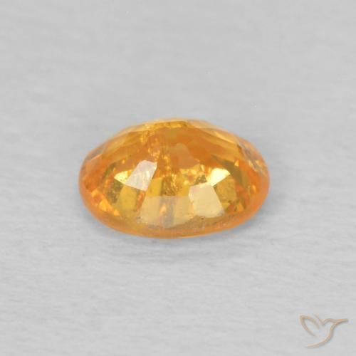 Granato spessartite Arancio Medio naturale da 0.46 ct, Ovale, VS-SI
