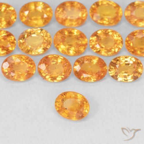 Granato spessartite Arancio Medio naturale da 0.28 ct, Ovale, VS